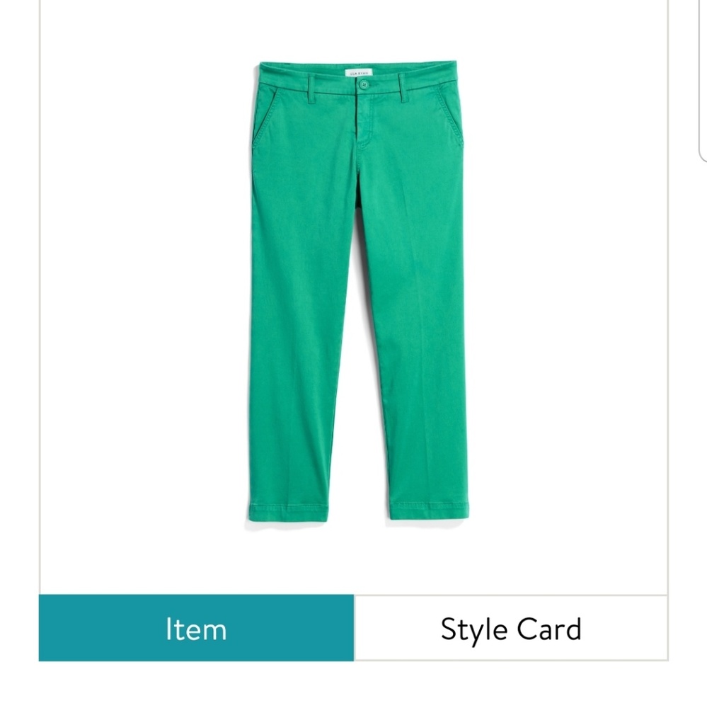 LILA RYAN Melina Straight Leg Pant, green size 14